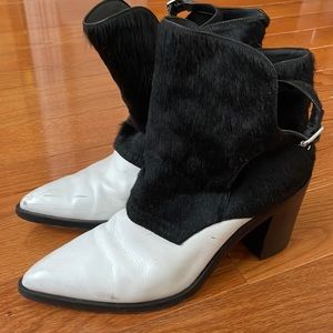 Alexander Wang color contrast boots sz 39.5